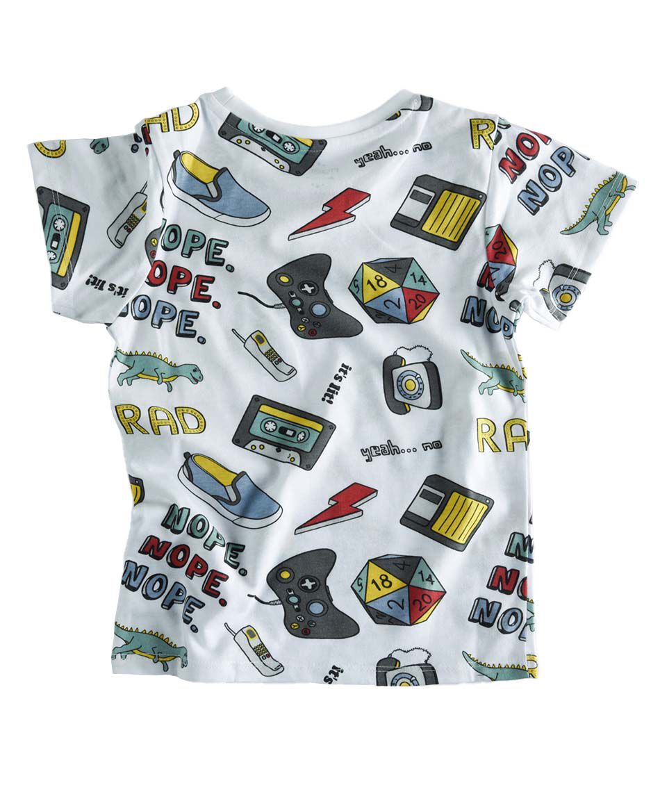 Polera manga corta cuello redondo