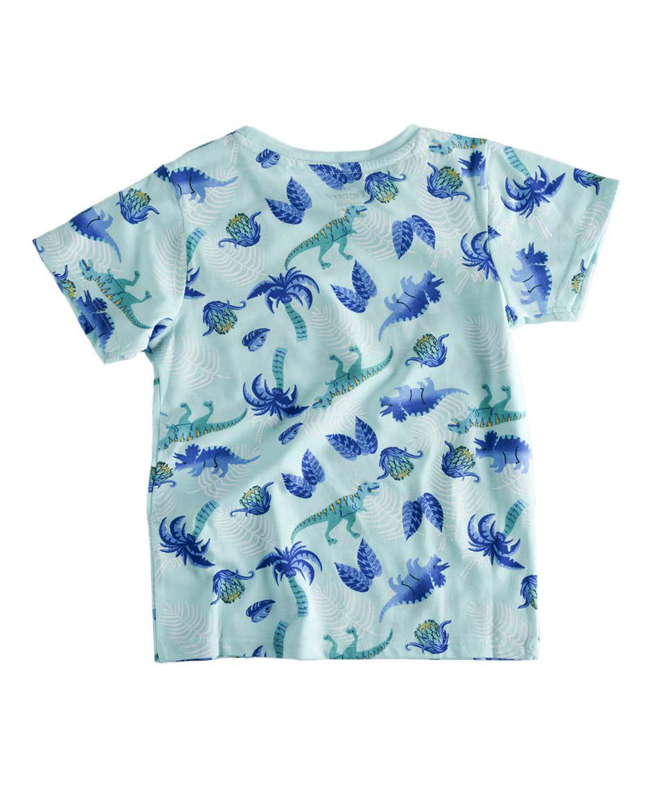Polera manga corta cuello redondo
