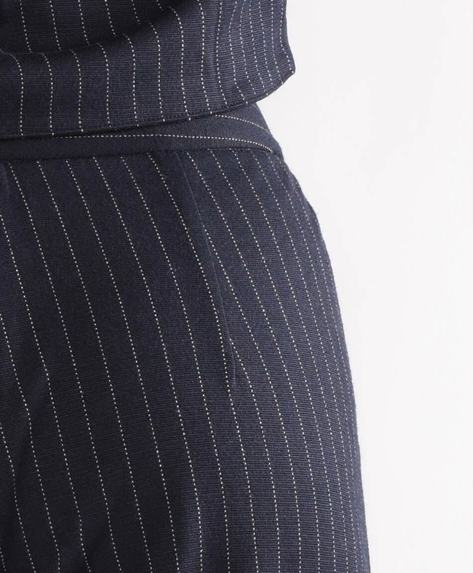Pantal&oacute;n mujer l&iacute;neas verticales wide 