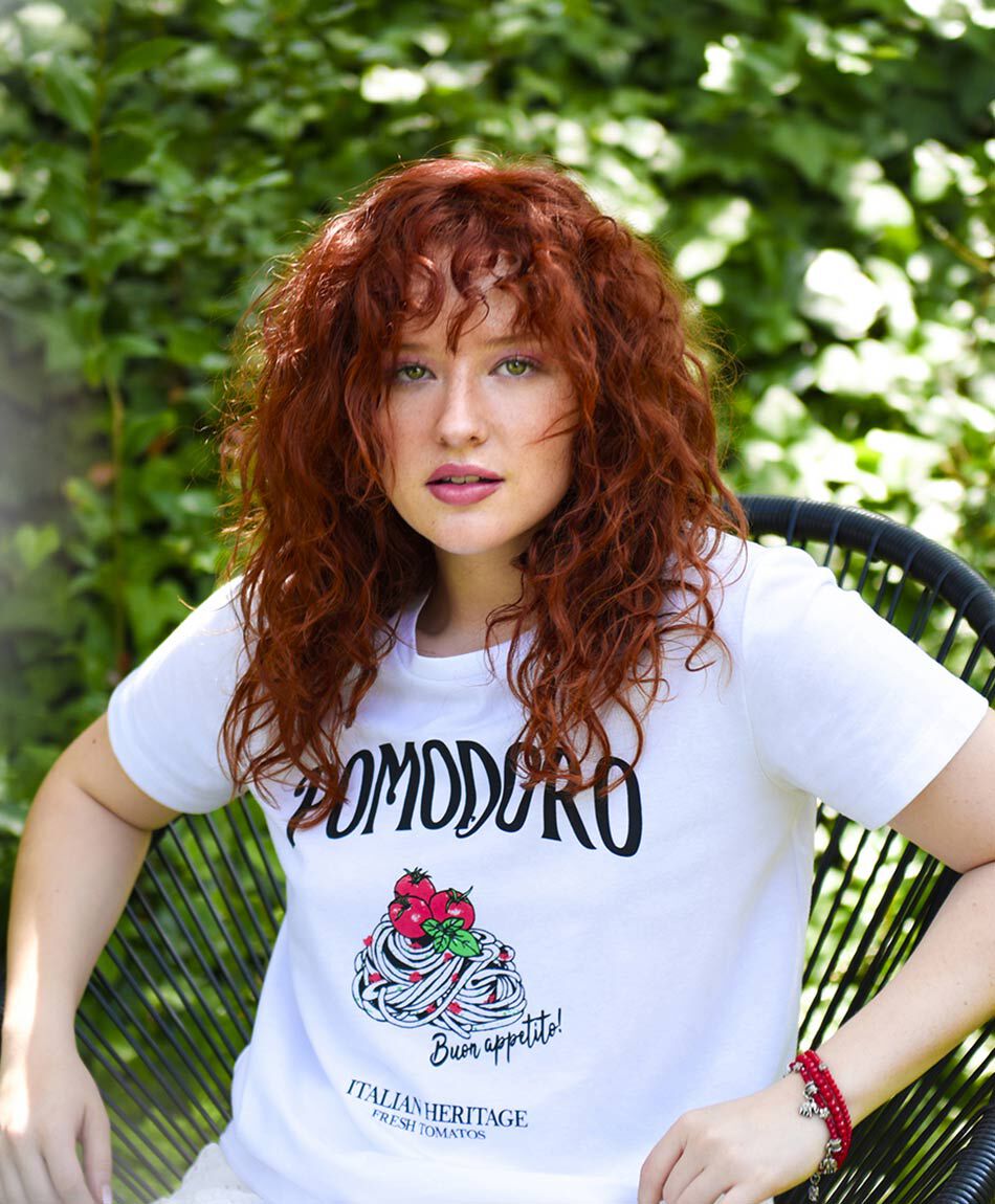 Polera estampada pomodoro