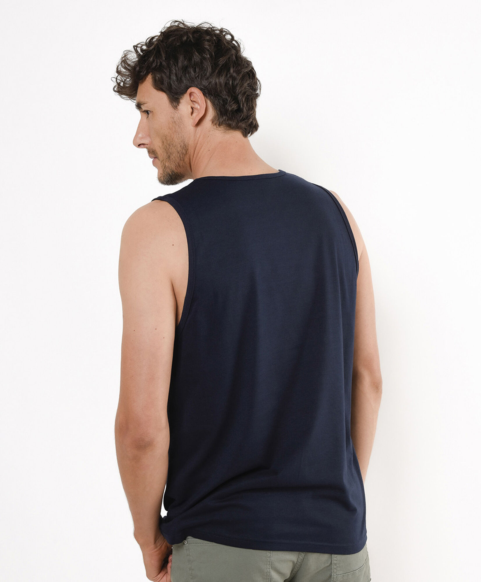 Polera hombre surf sin mangas Polera hombre surf sin mangas