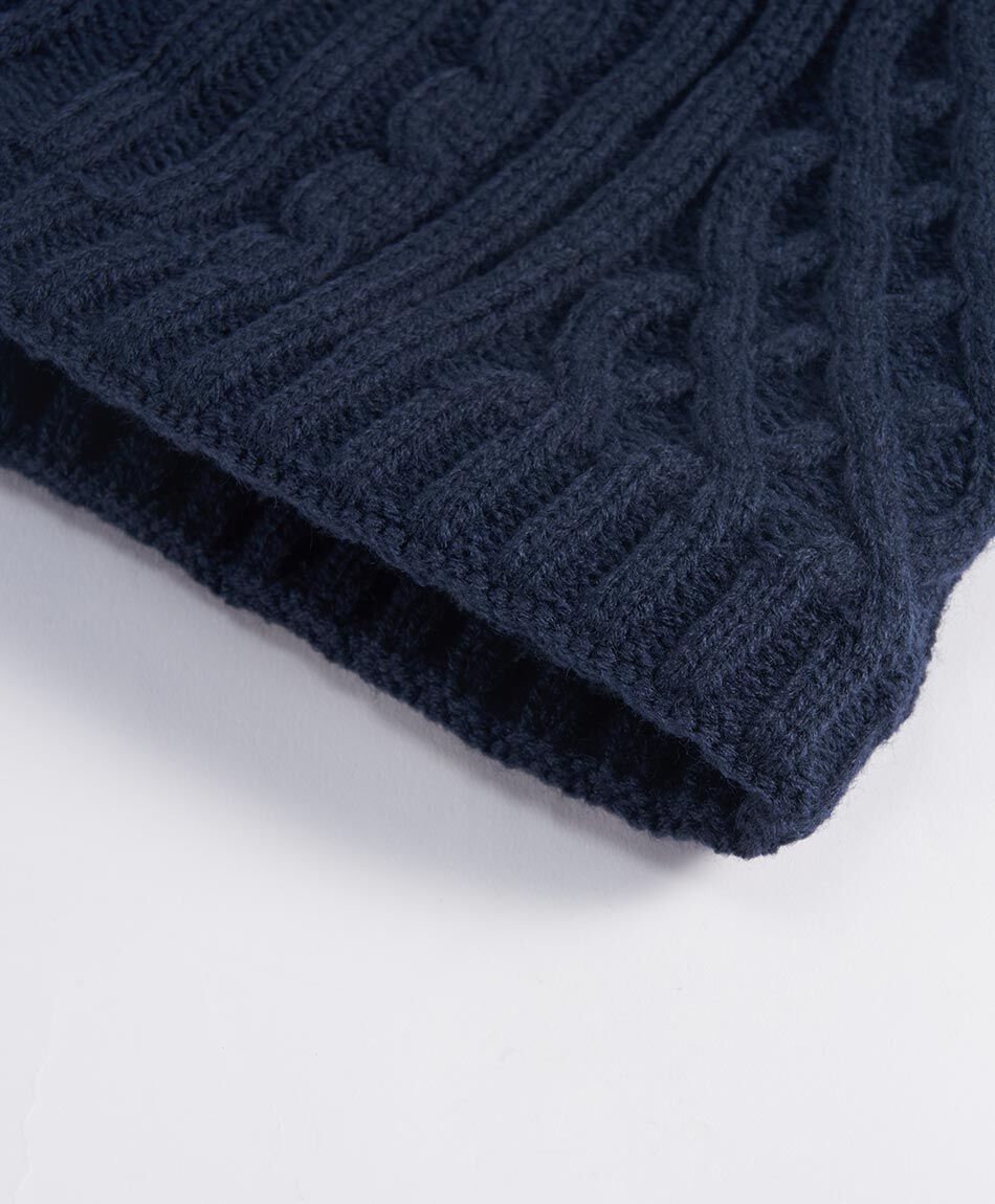 Cuello escolar tejido