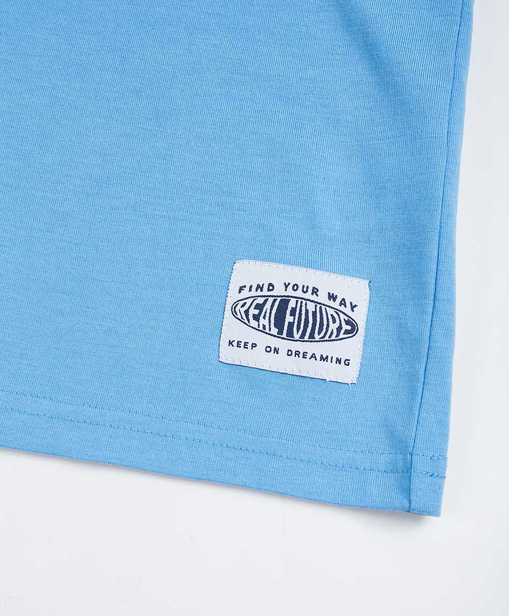 Polera niño básica azul Polera niño básica azul