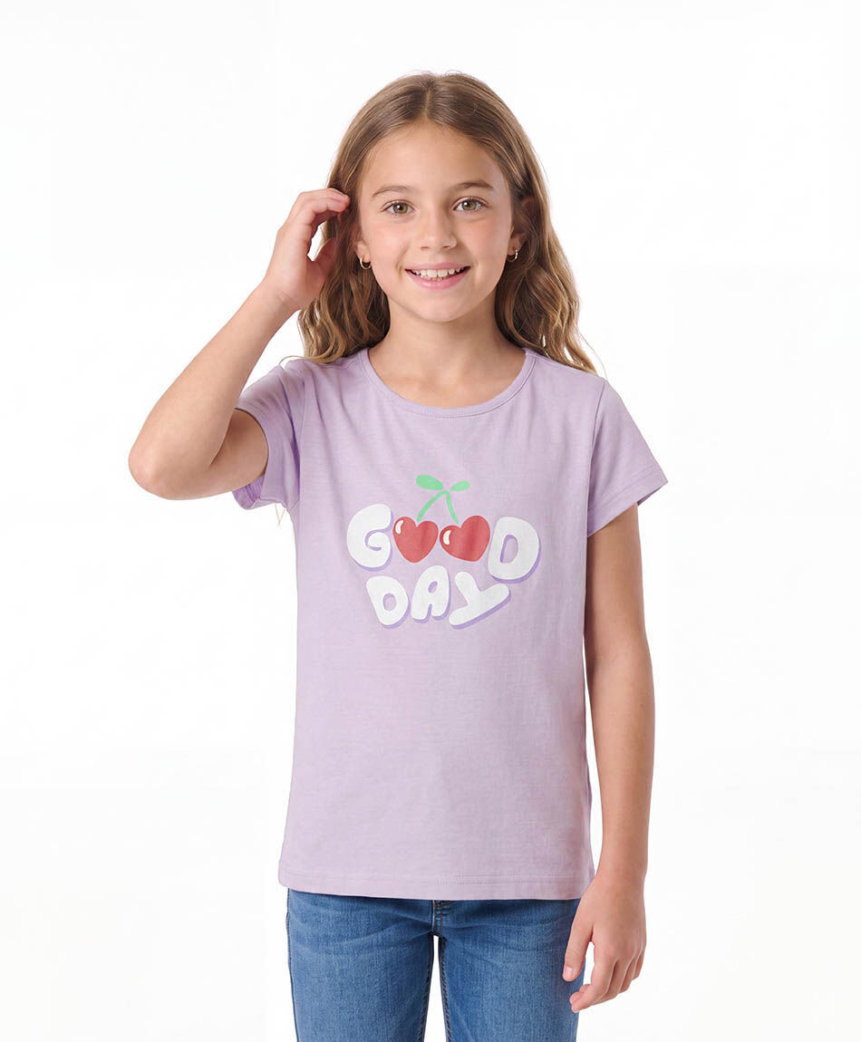 Polera ni&ntilde;a good day