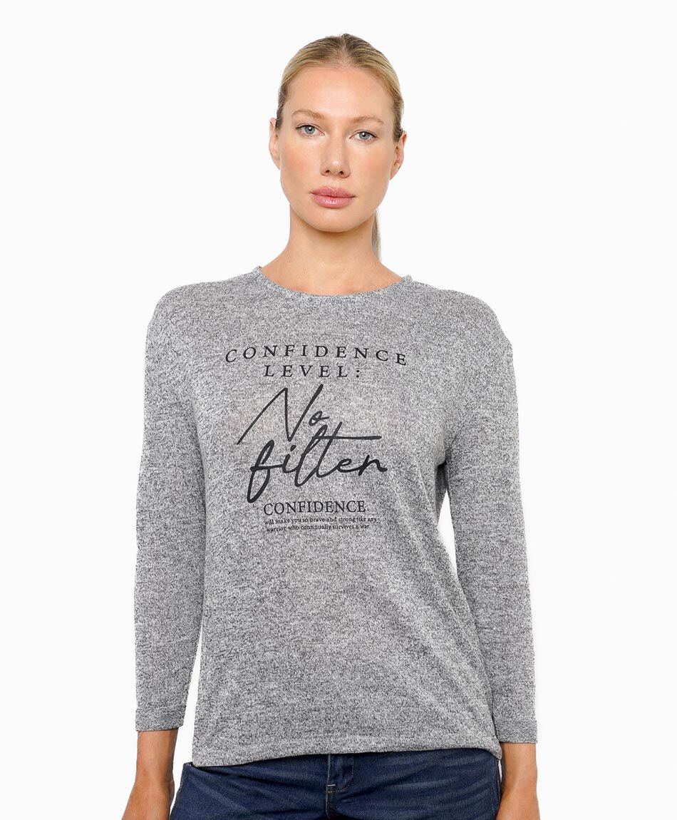 Polera mujer estampado no filter