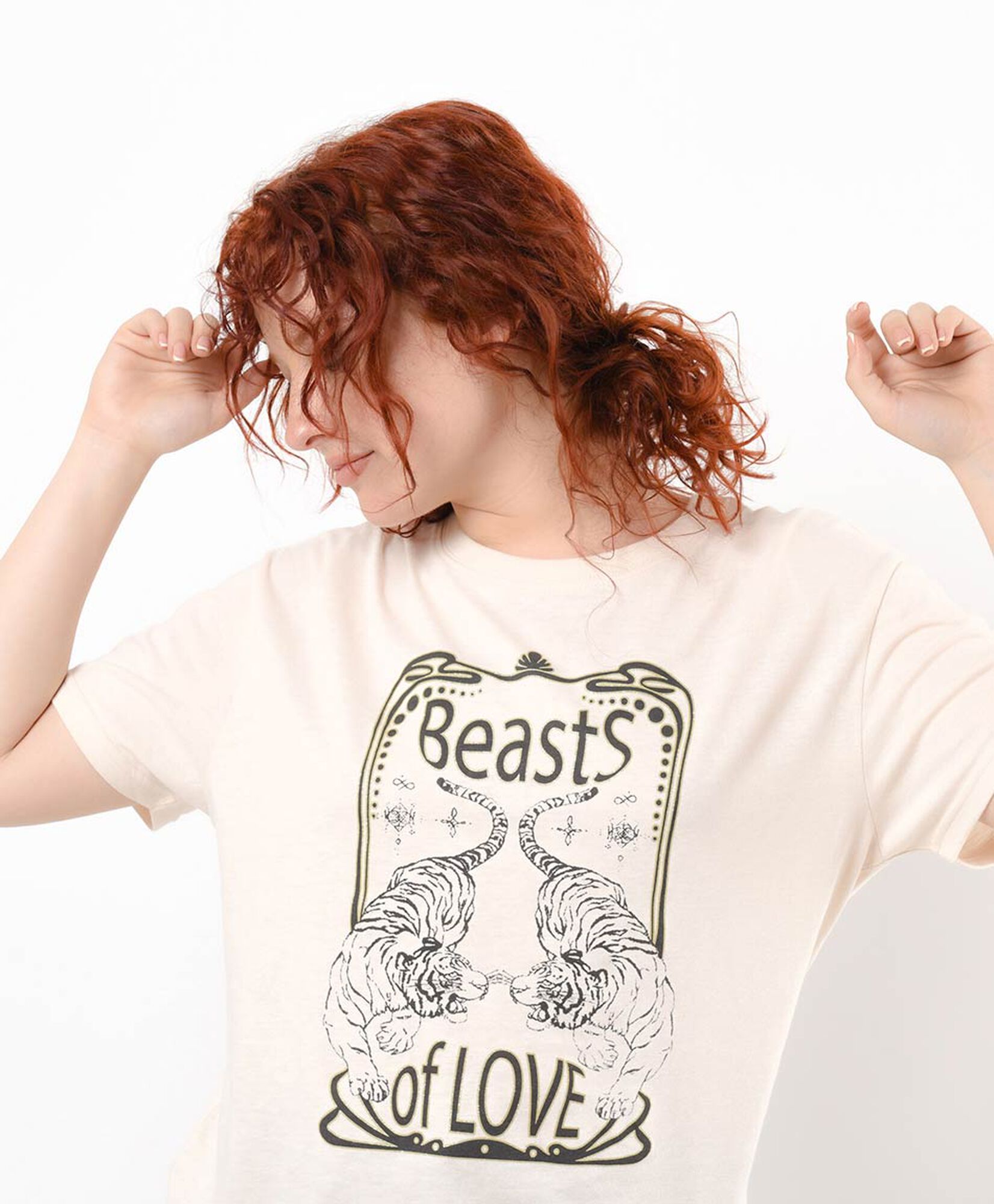 Polera mujer estampado tigre Polera mujer estampado tigre