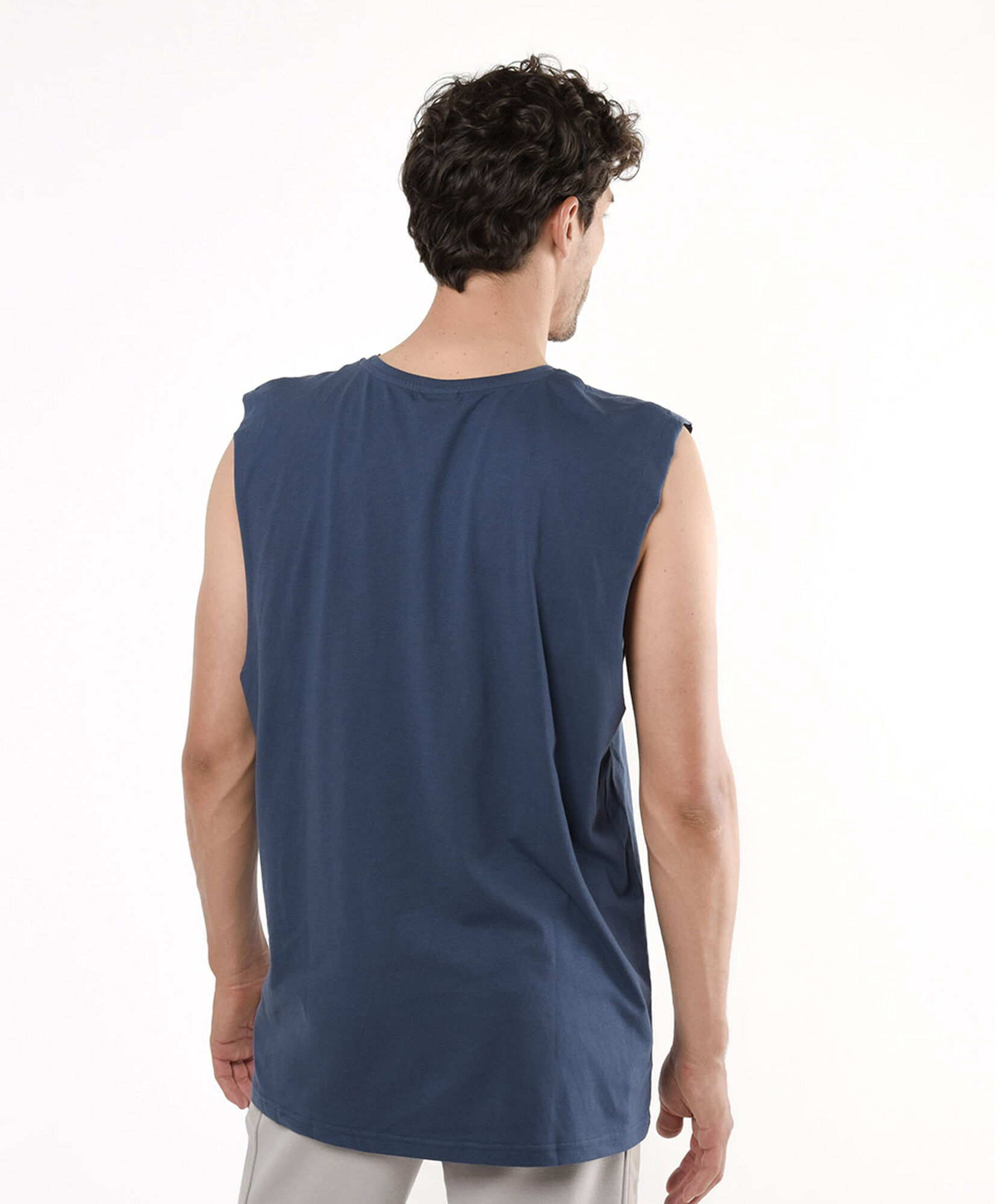 Polera hombre energía sin mangas Polera hombre energía sin mangas