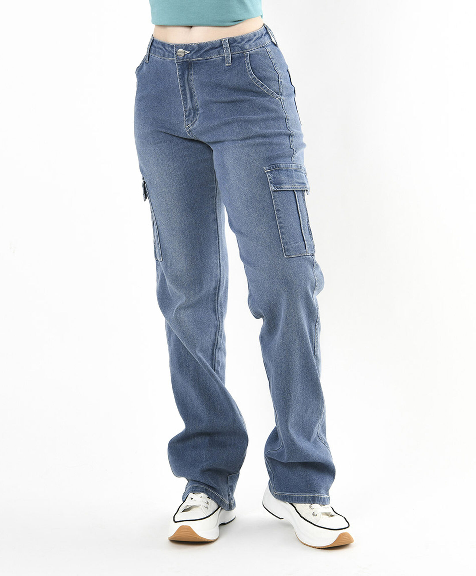 Jeans mujer cargo Jeans mujer cargo