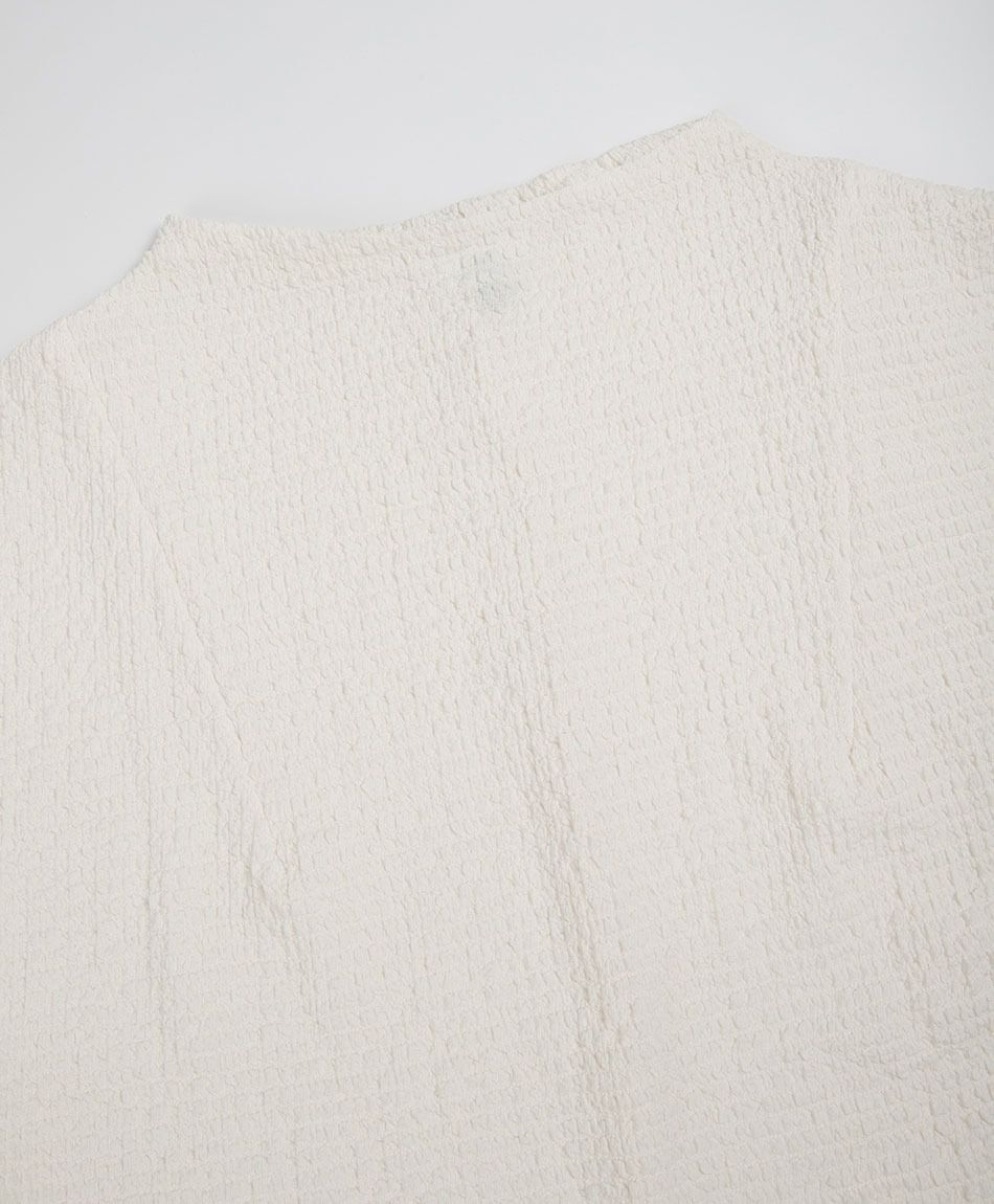 Polera mujer mini cuello textura