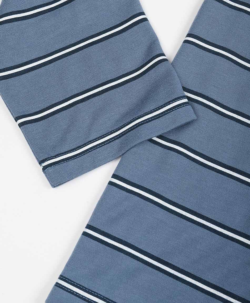 Pijama hombre lineas azules