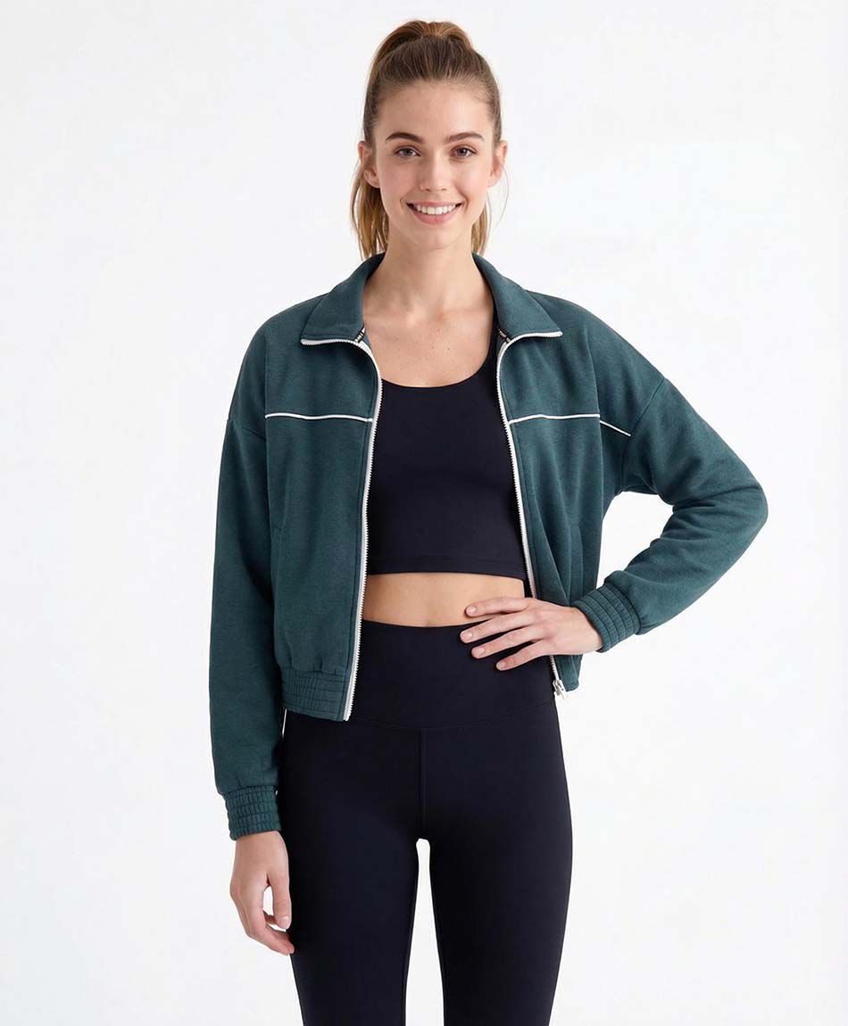 Poler&oacute;n deportivo mujer linea white