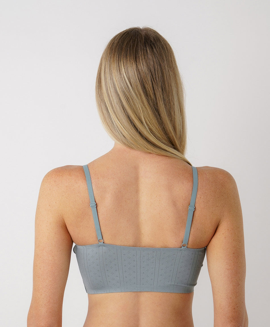 Bralette mujer seamless jacquard
