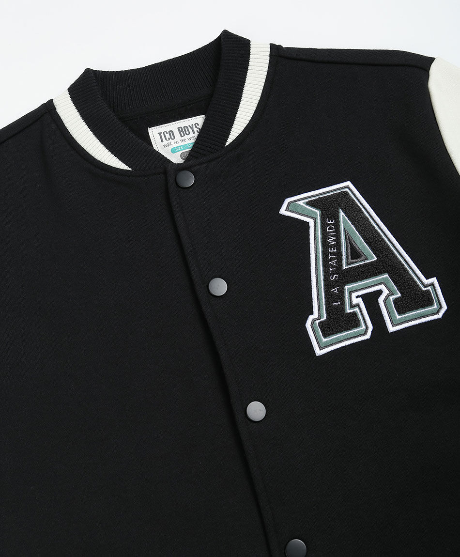 Chaqueta ni&ntilde;o estilo university