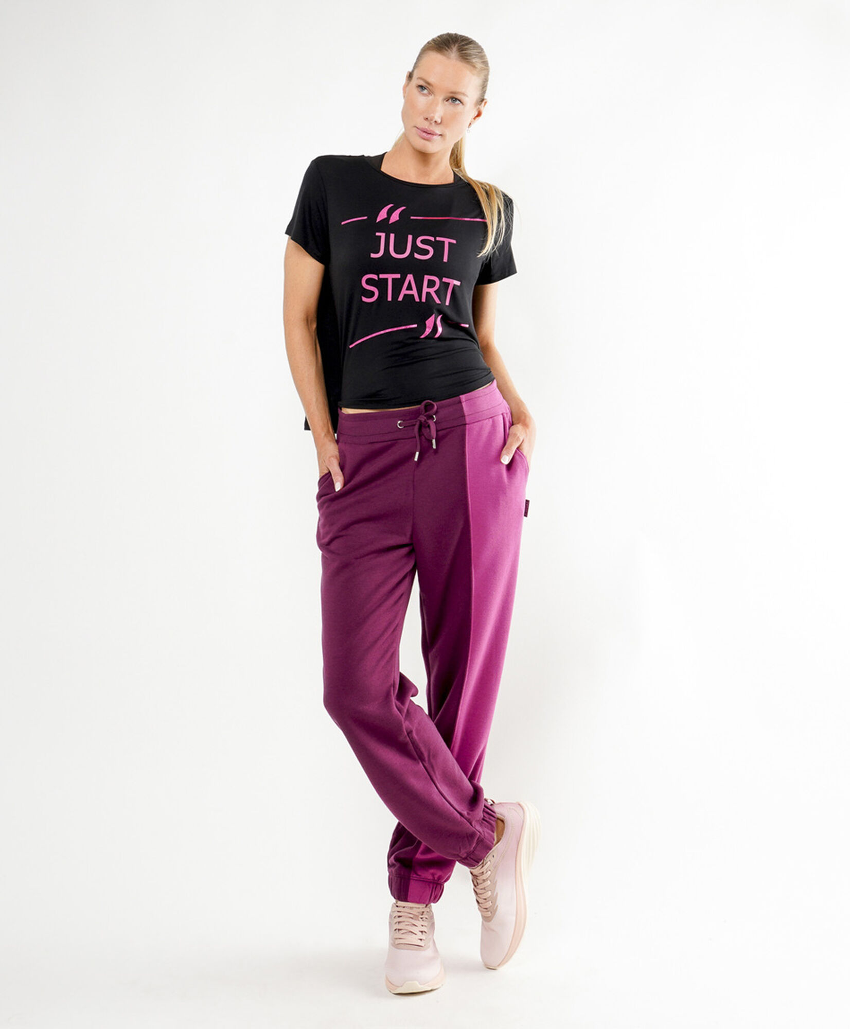 Pantalón deportivo mujer bicolor Pantalón deportivo mujer bicolor
