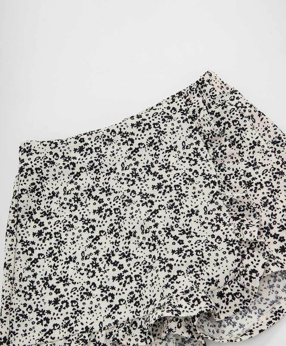 Falda ni&ntilde;a short print