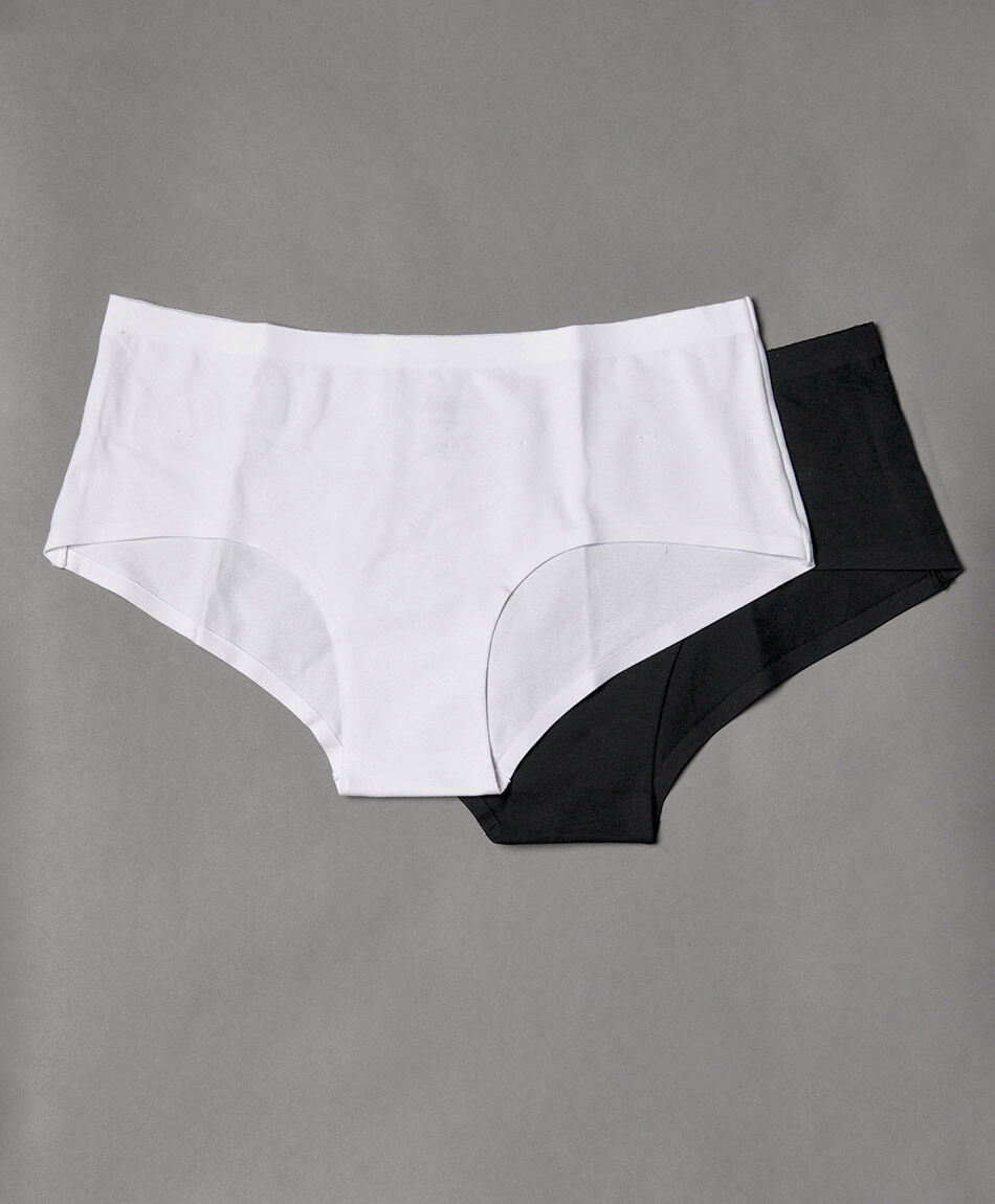 Set 2 pantaletas mujer seamless lisa