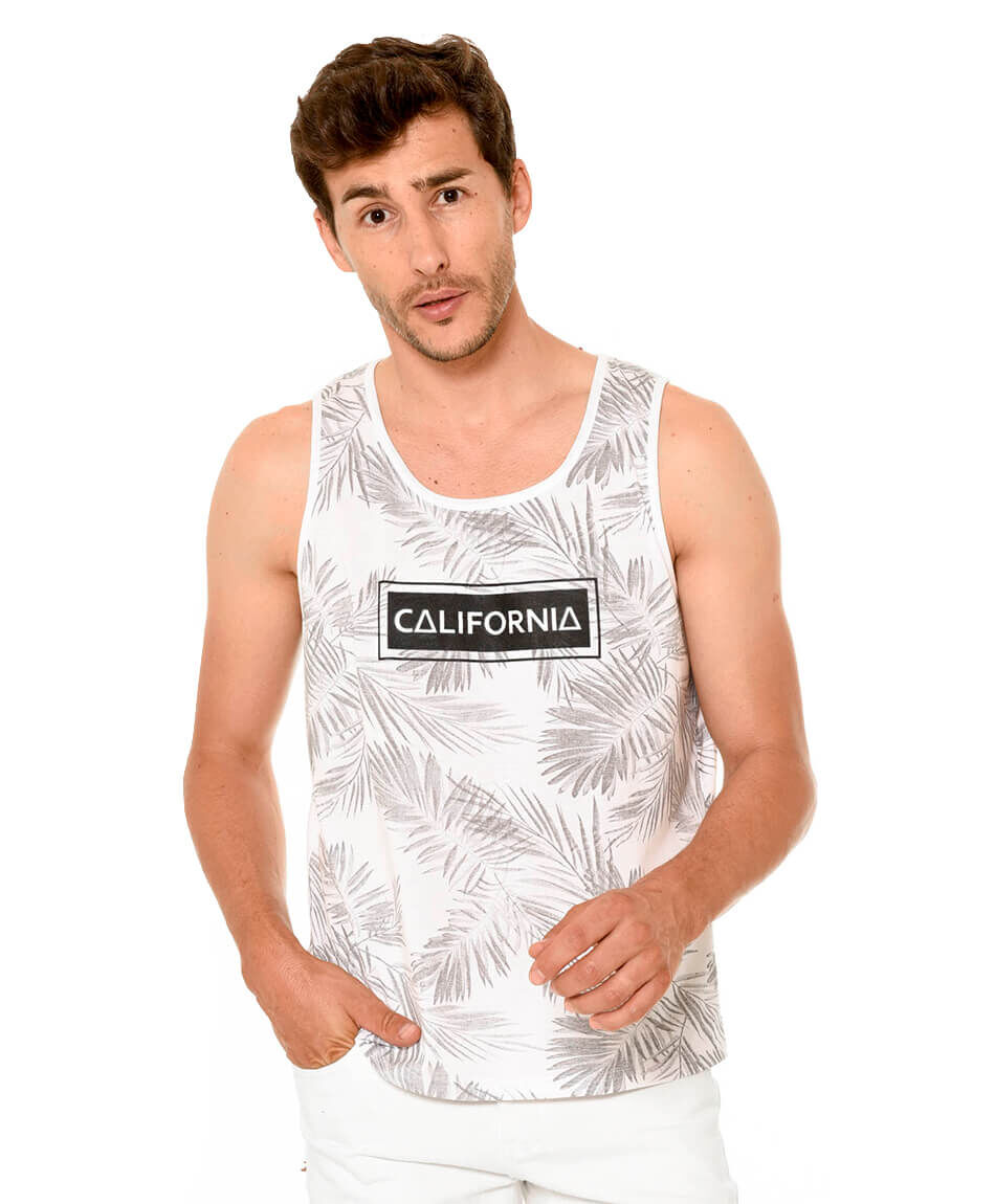 Polera surf estampada