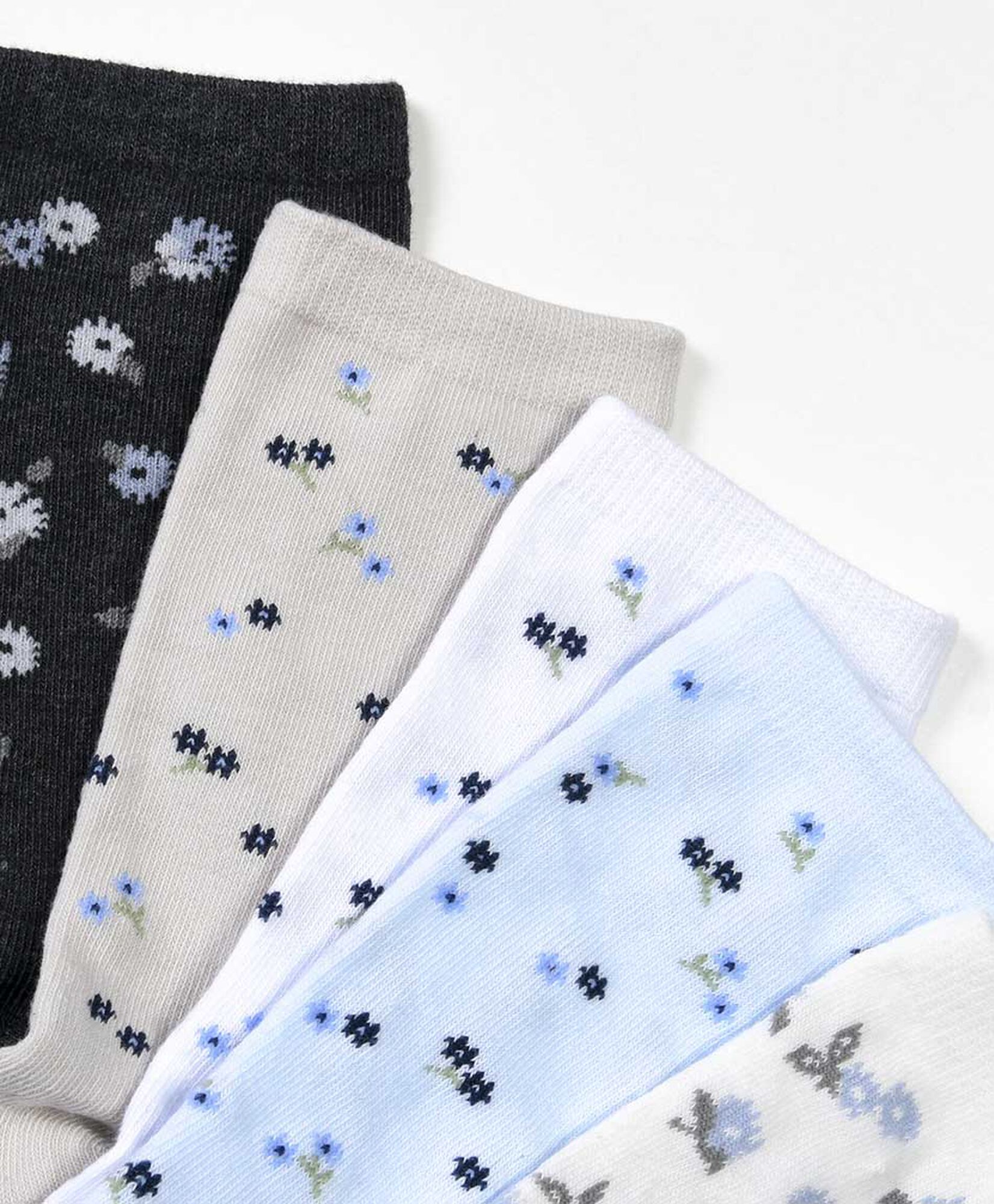 Pack 5 calcetines mujer largos florcitas Pack 5 calcetines mujer largos florcitas
