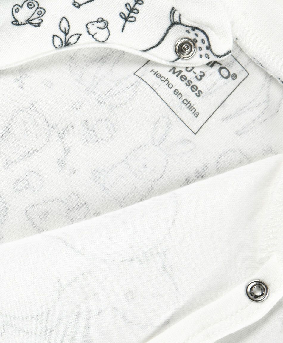 Pijama beb&eacute; estampado animalitos