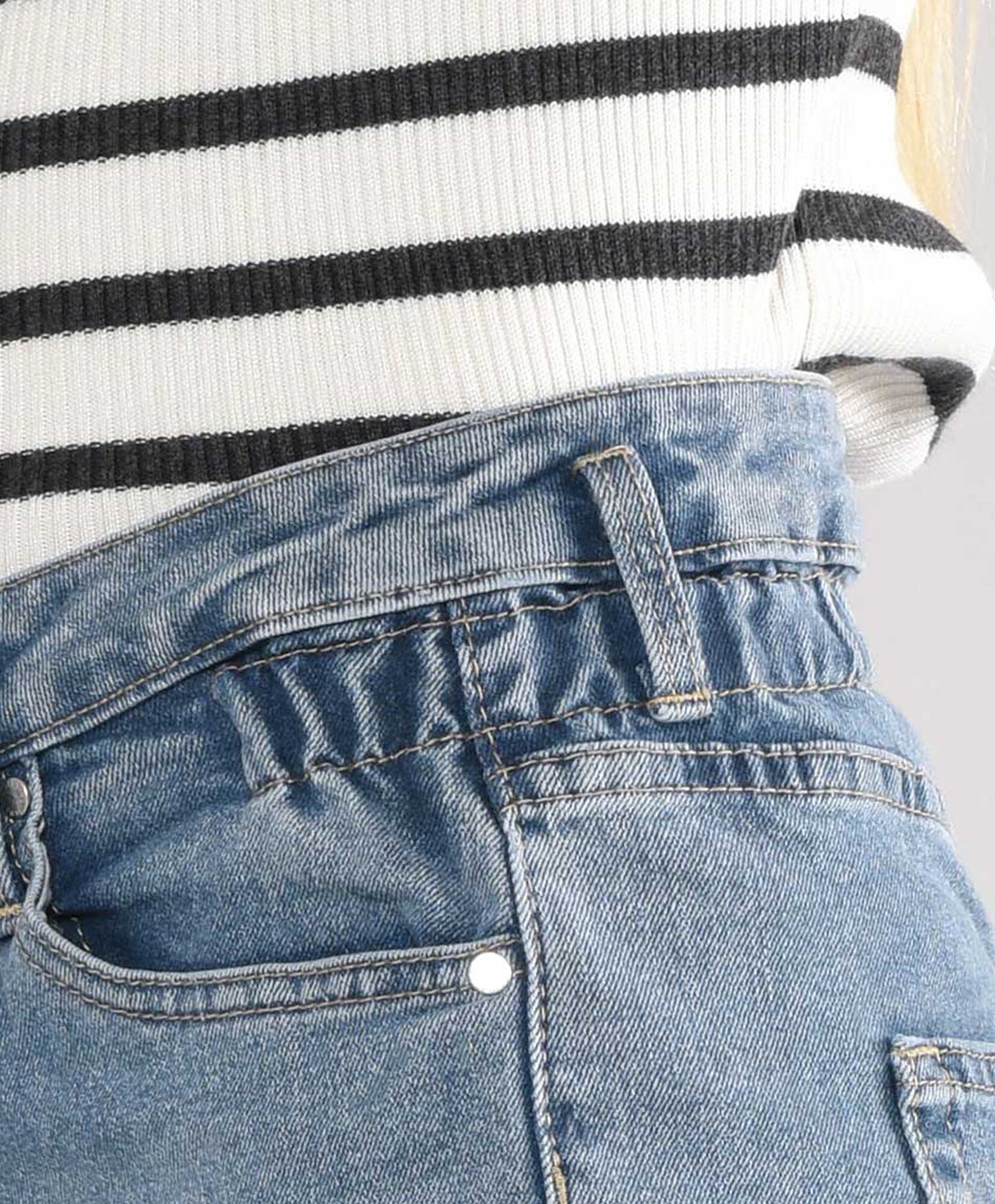Jeans mujer cintura elasticada Jeans mujer cintura elasticada
