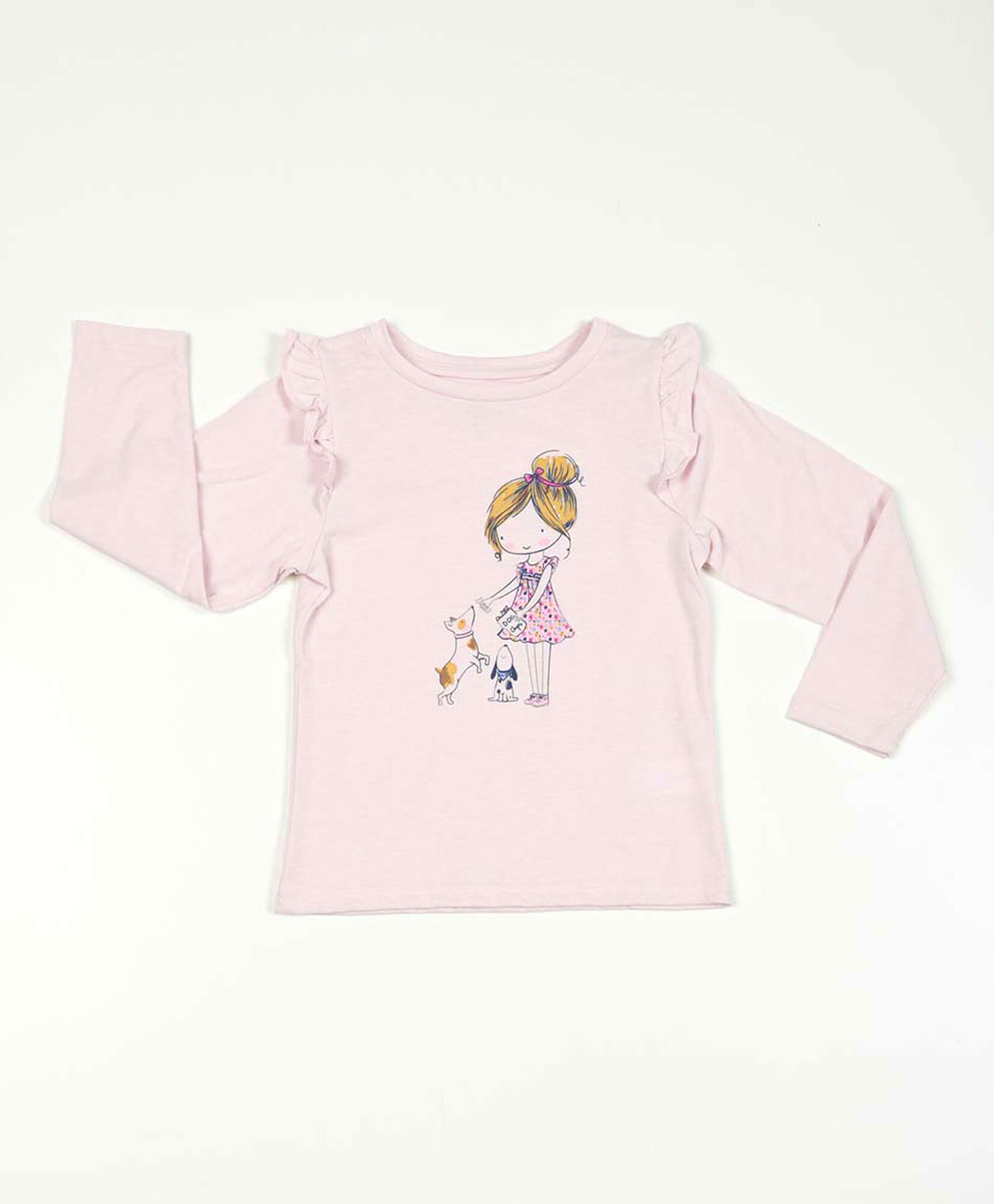 Polera bebé perritos vuelos en mangas Polera bebé perritos vuelos en mangas