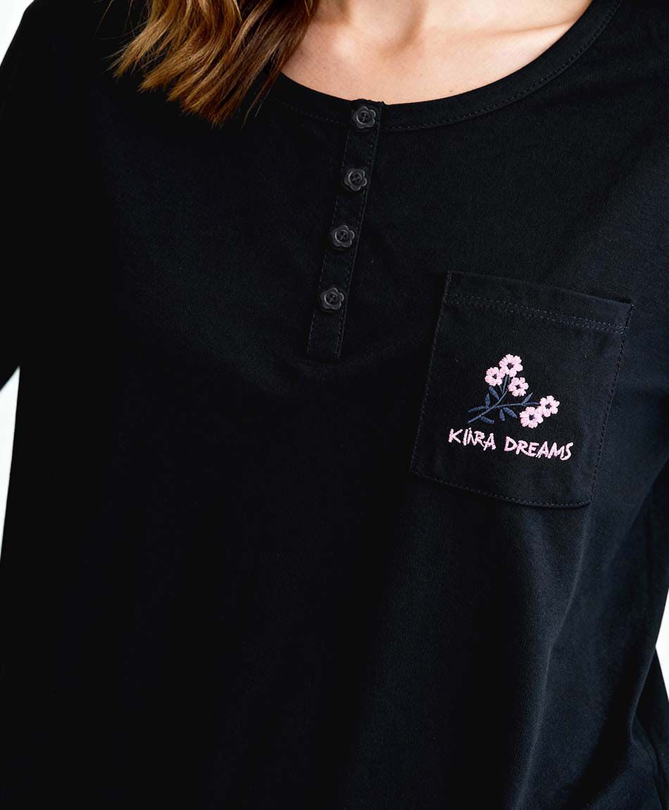 Pijama mujer florcitas