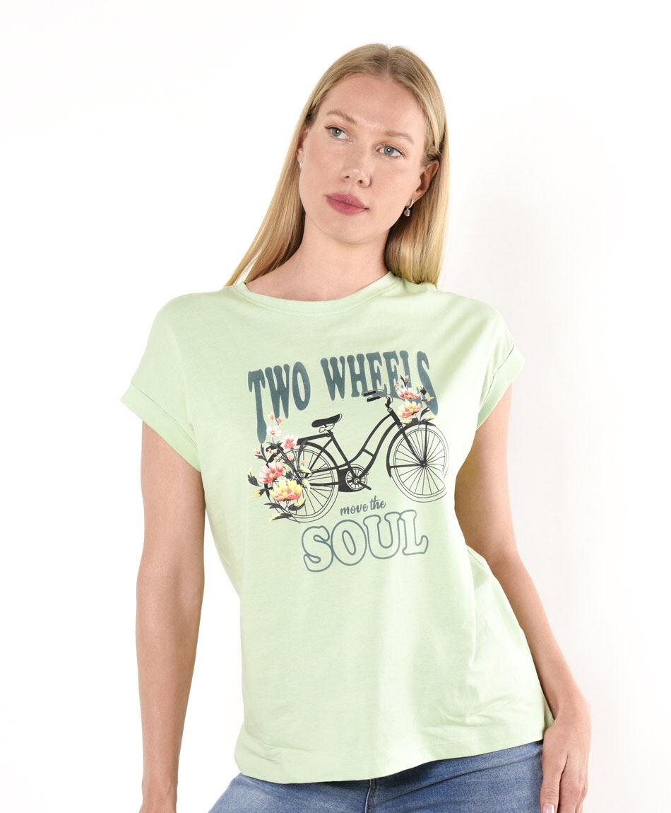 Polera mujer bicicleta