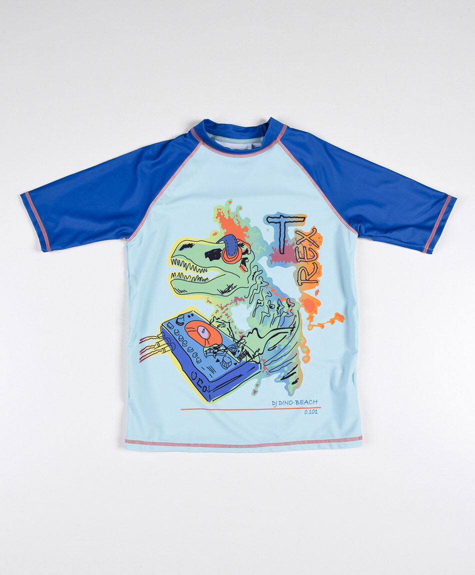 Polera para agua ni&ntilde;o dinosaurio