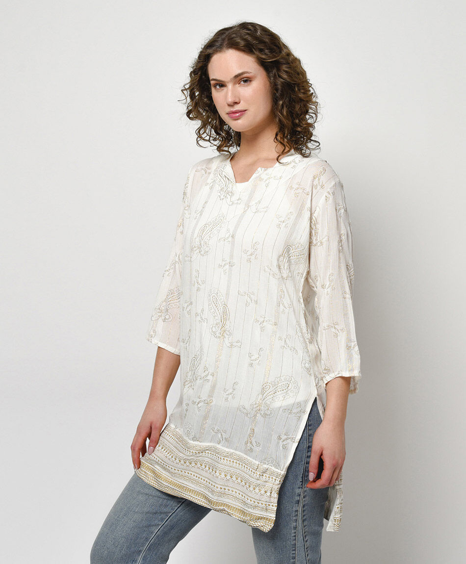 Blusa mujer estilo t&uacute;nica