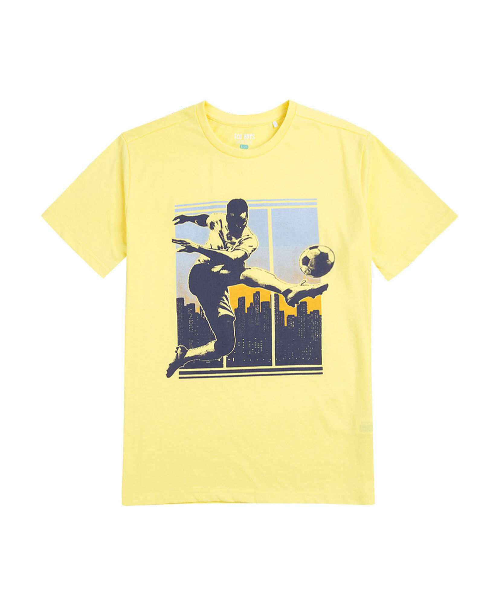 Polera niño fútbol amarilla Polera niño fútbol amarilla