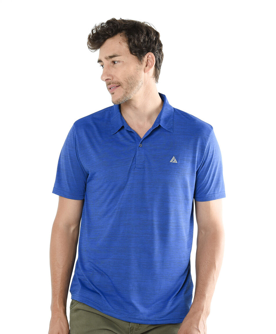 Polera hombre botones cuello piqu&eacute;