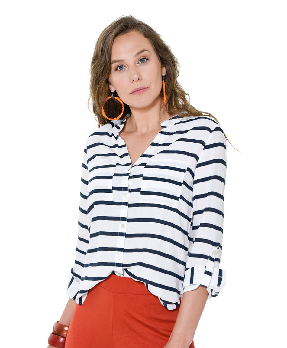 Blusa listada horizontal