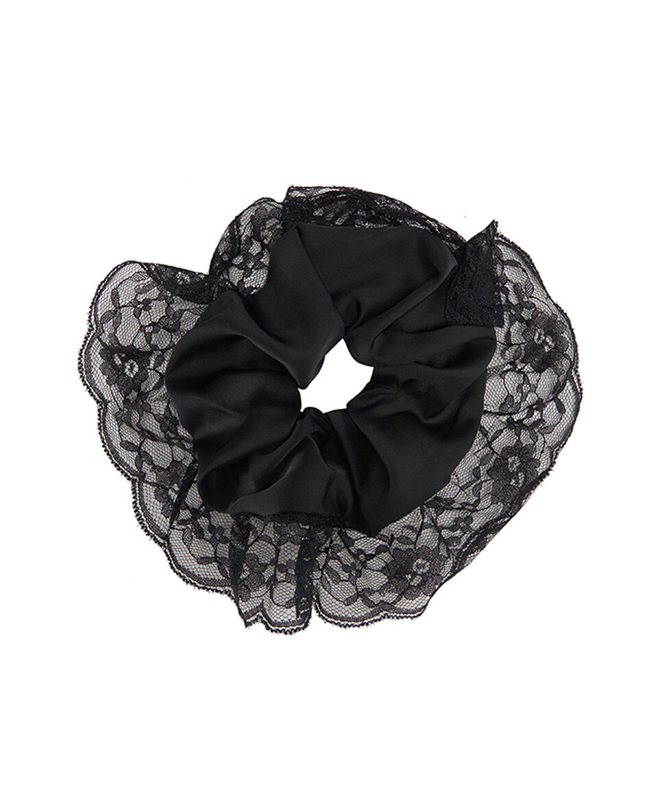 Scrunchie mujer encajes