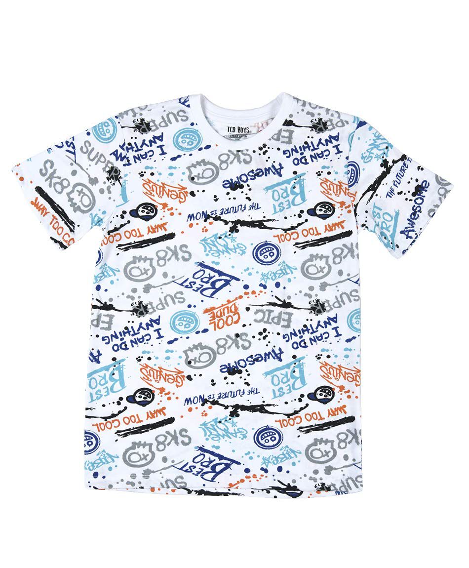 Polera niño graffiti