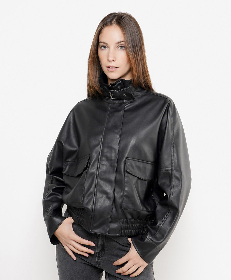 Chaqueta mujer biker black&nbsp;