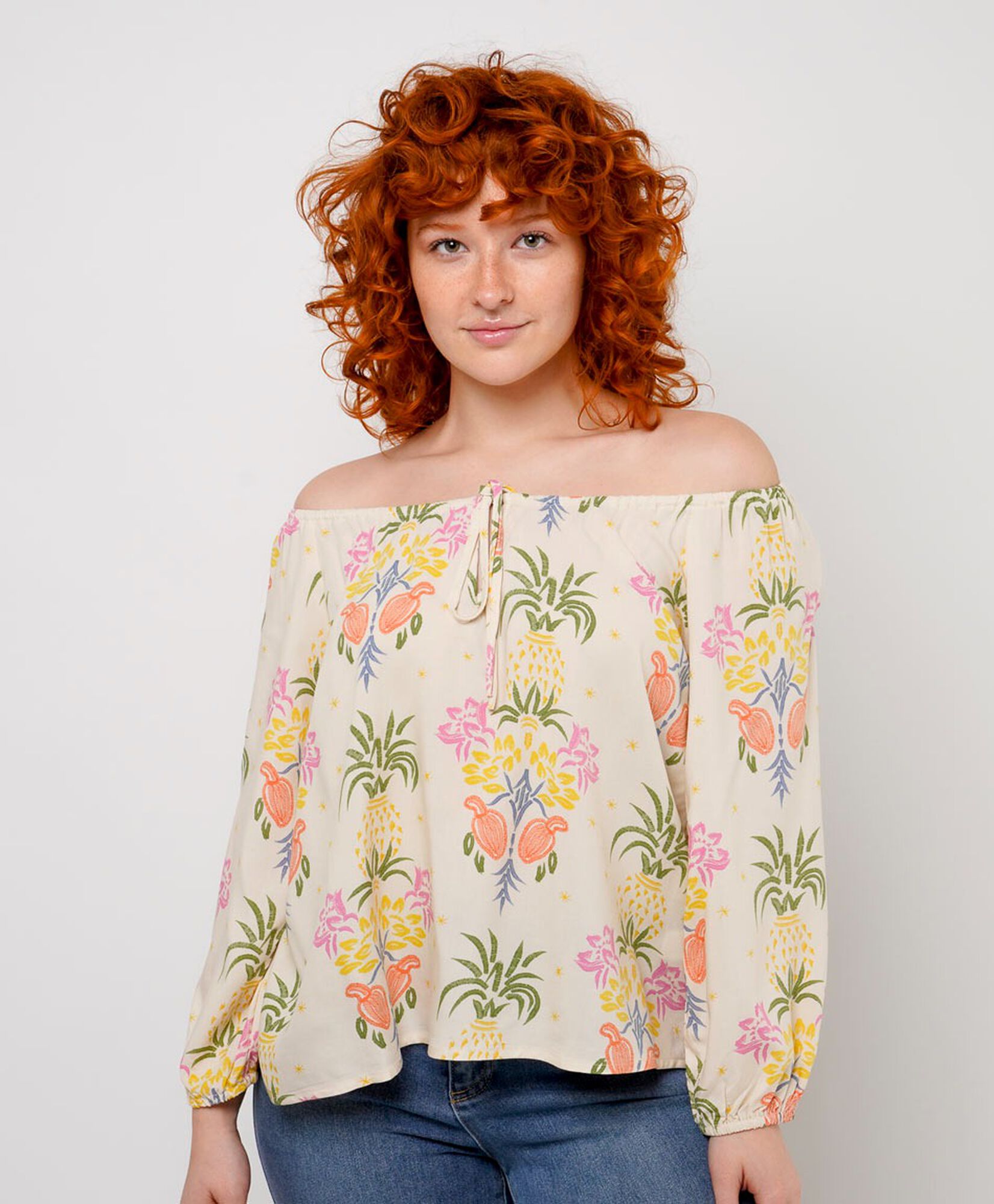 Blusa mujer piñas Blusa mujer piñas