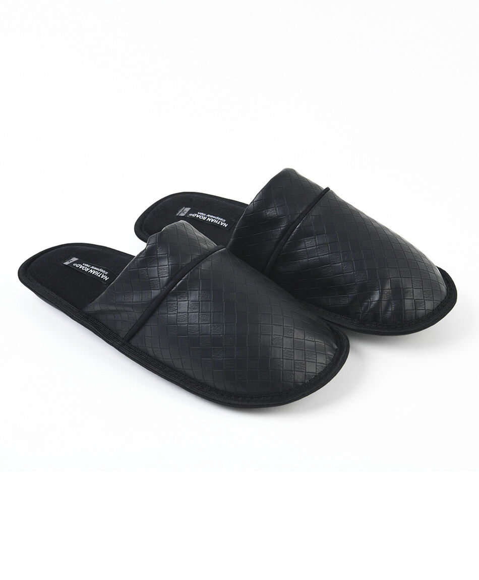 Pantufla hombre rombos