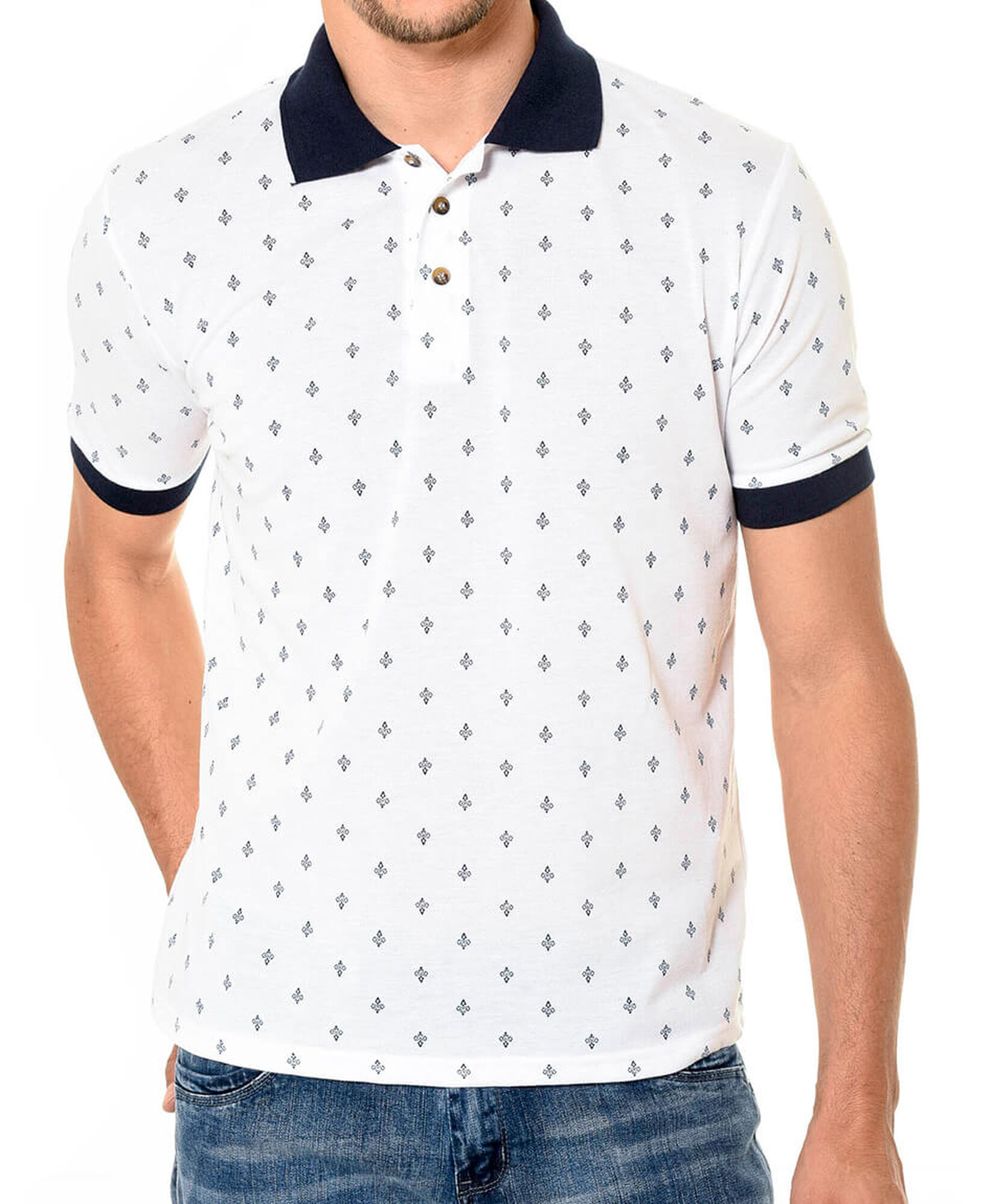 Polera pique print Polera pique print