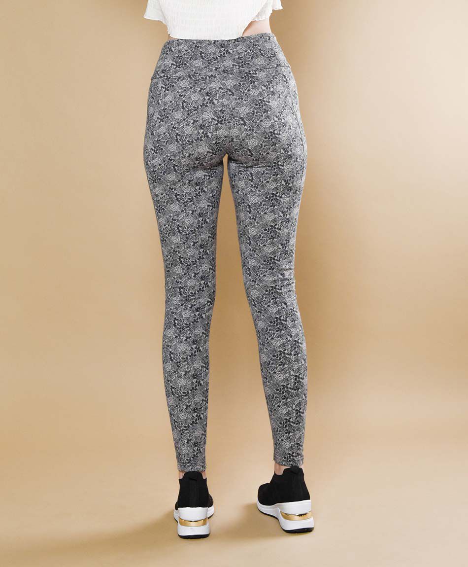 Leggins hasta los tobillos tiro alto