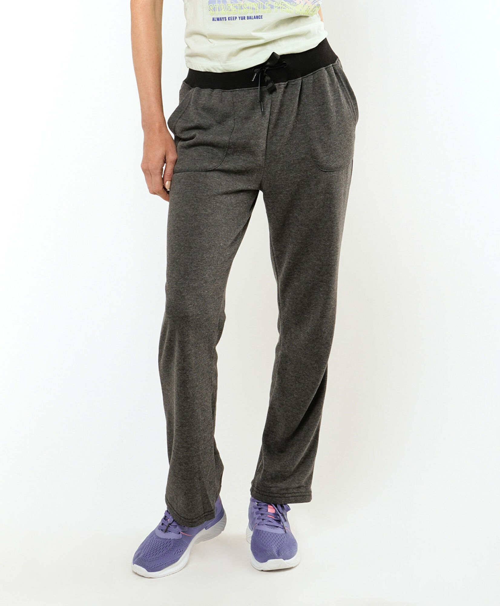 Pantalón deportivo mujer recto Pantalón deportivo mujer recto