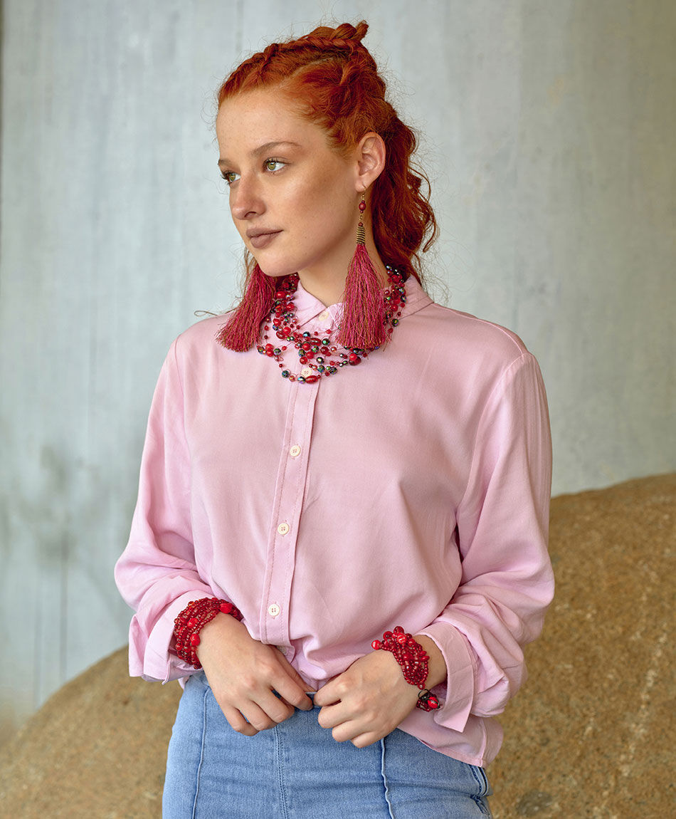 Blusa mujer cl&aacute;sica