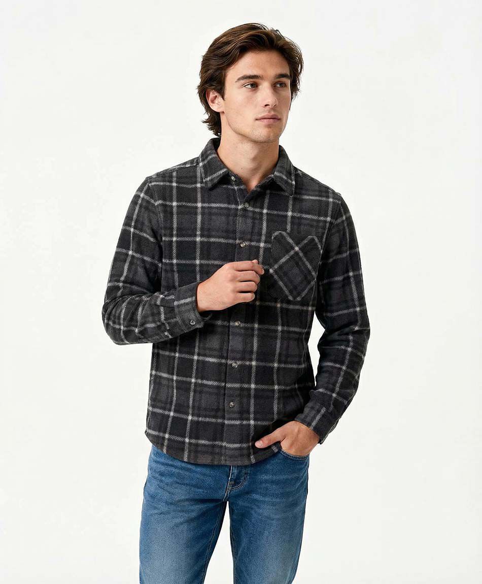 Chaqueta hombre le&ntilde;adora negro