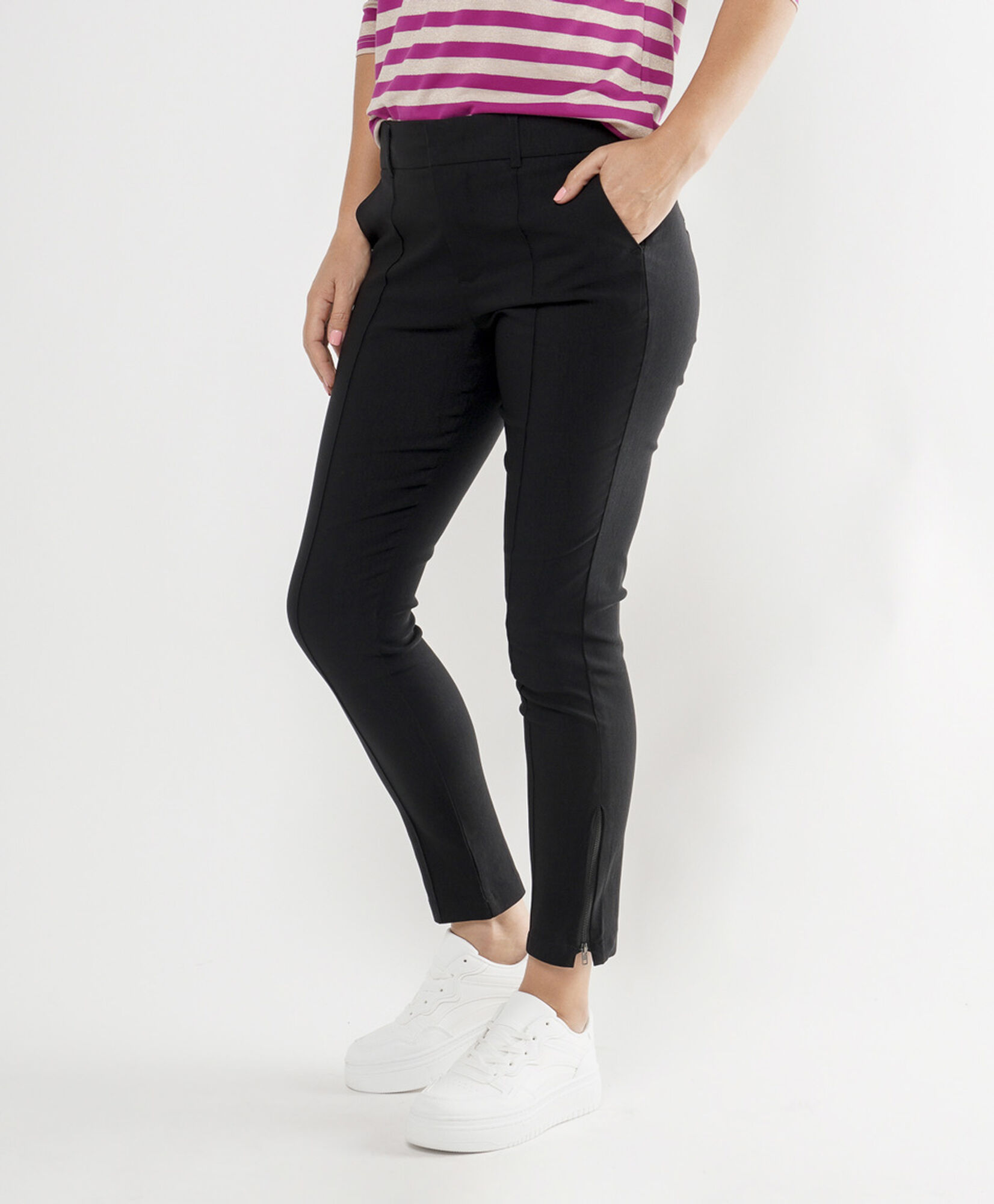 Pantalón mujer costuras bolsillos Pantalón mujer costuras bolsillos