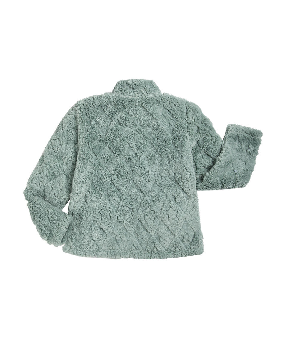 Poler&oacute;n ni&ntilde;a  sherpas rombo  verde