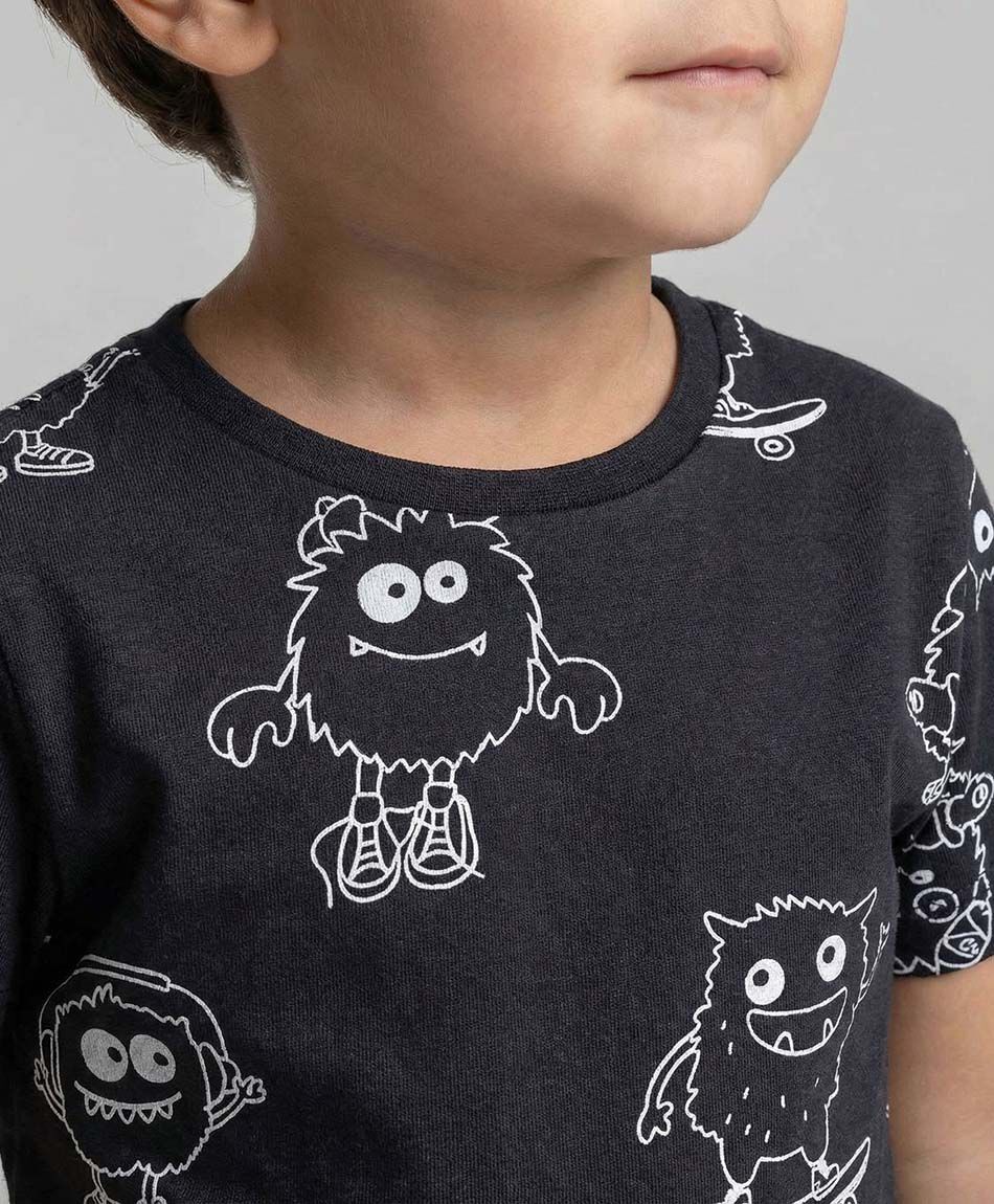 Polera beb&eacute; mounstritos