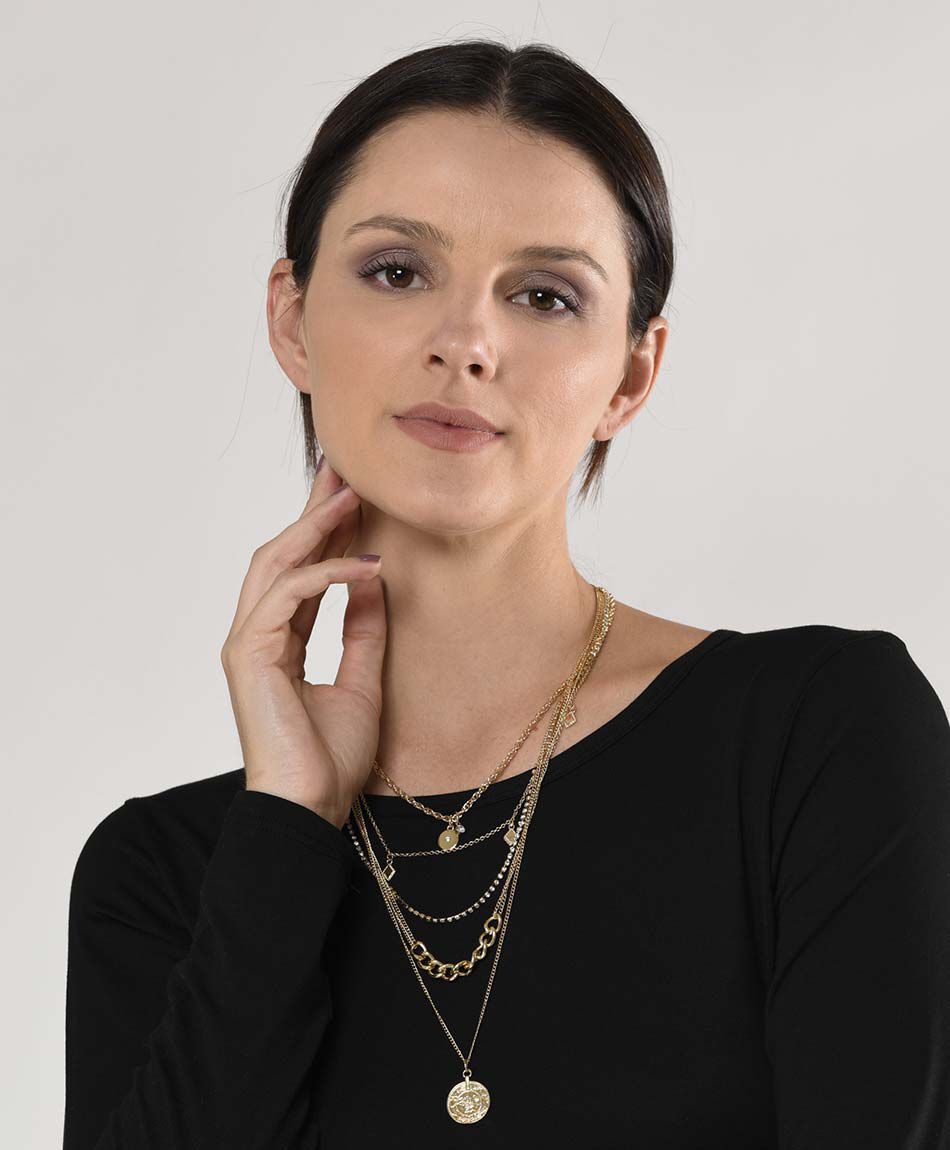 Collar mujer a capas 1 pieza