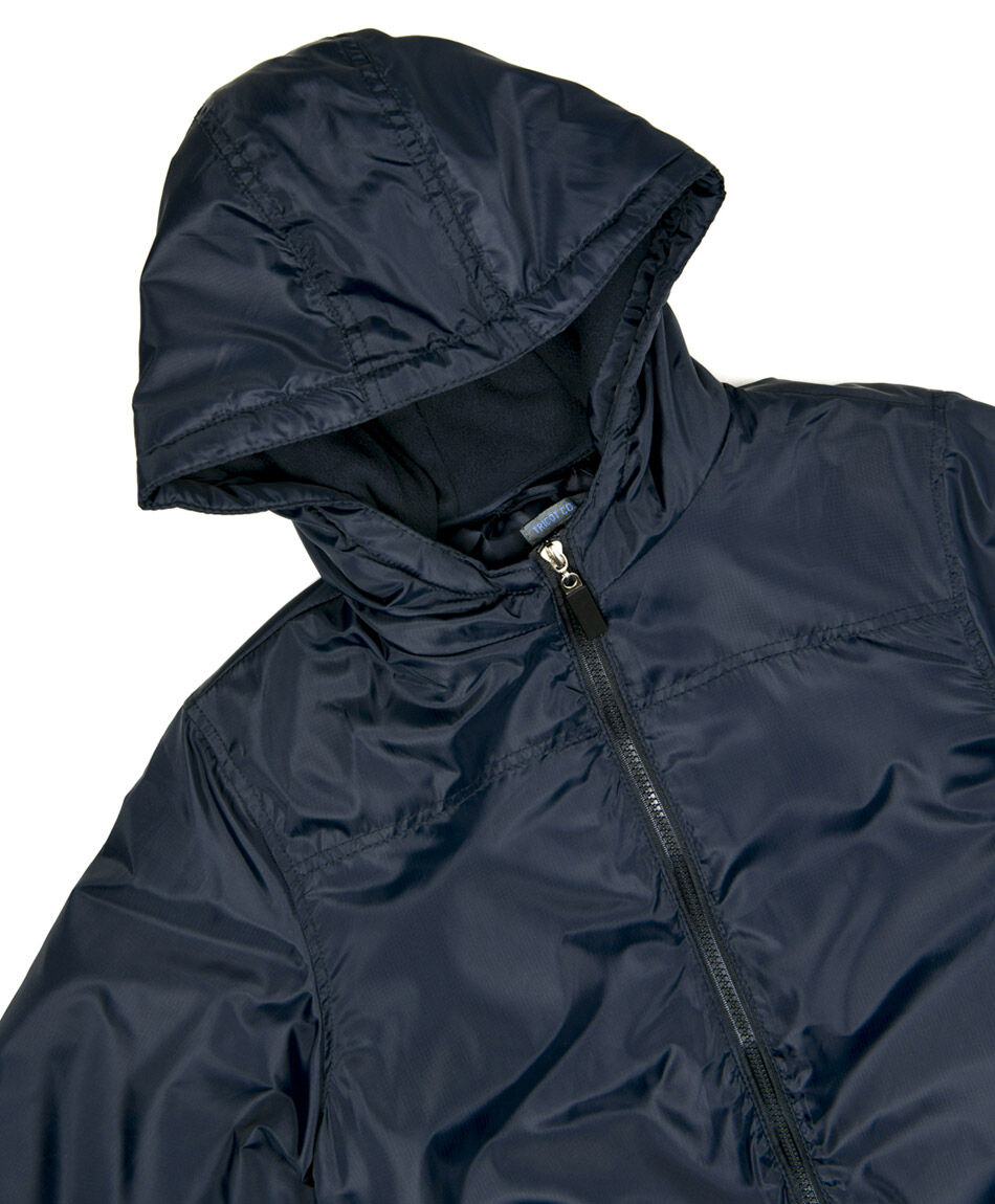 Chaqueta escolar lisa gorro