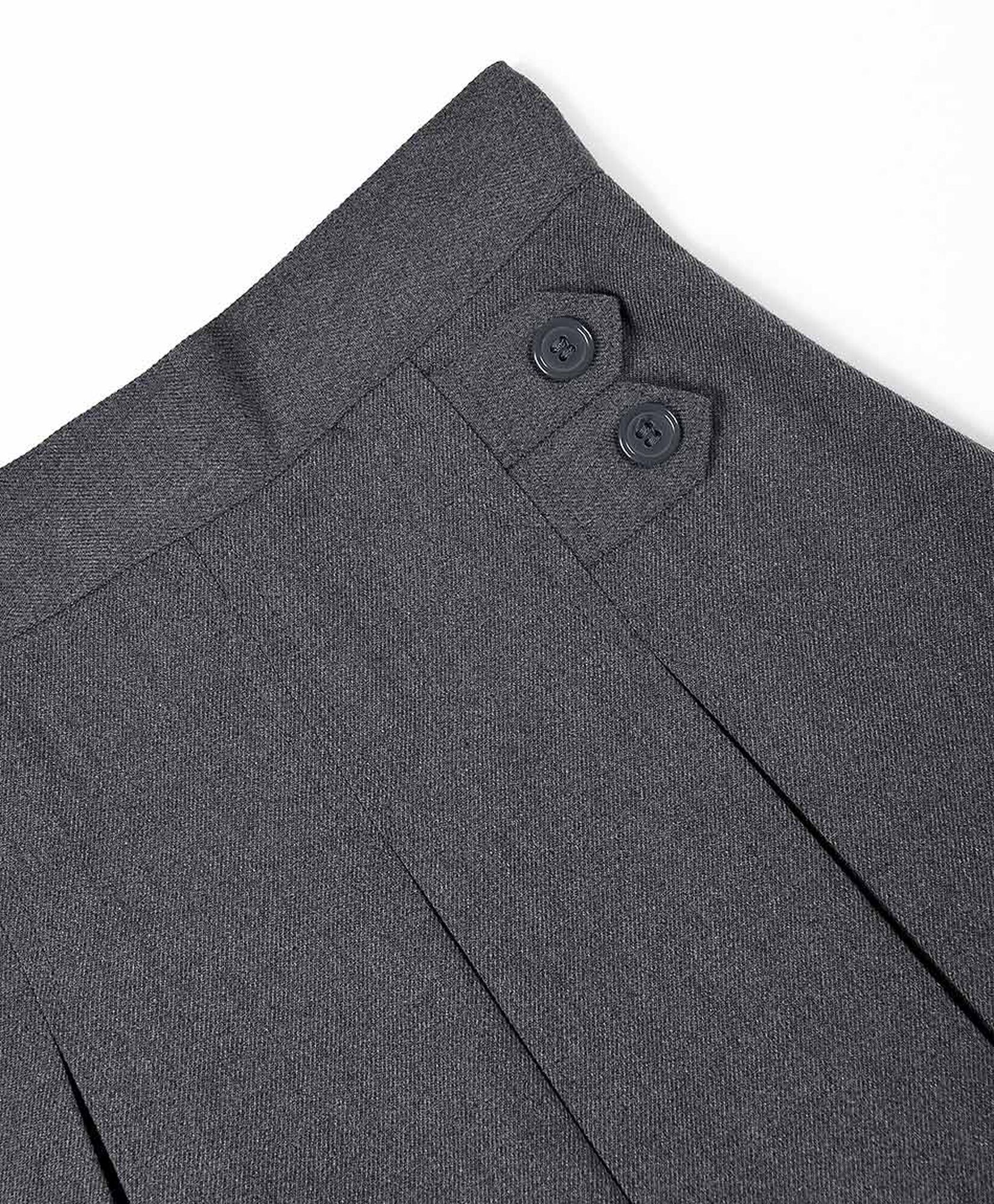 Falda escolar gris tableada Falda escolar gris tableada