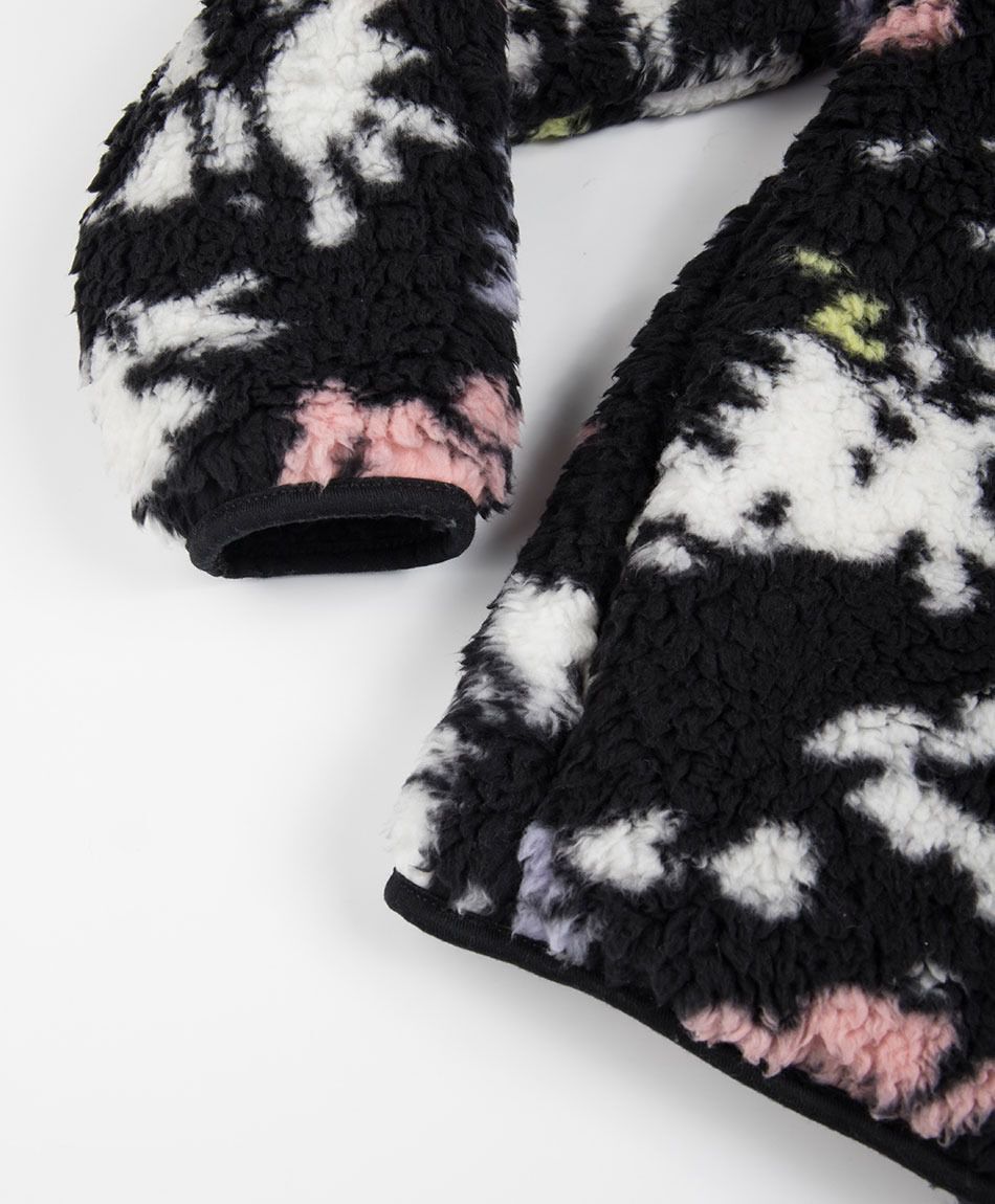 Poler&oacute;n ni&ntilde;a sherpas black