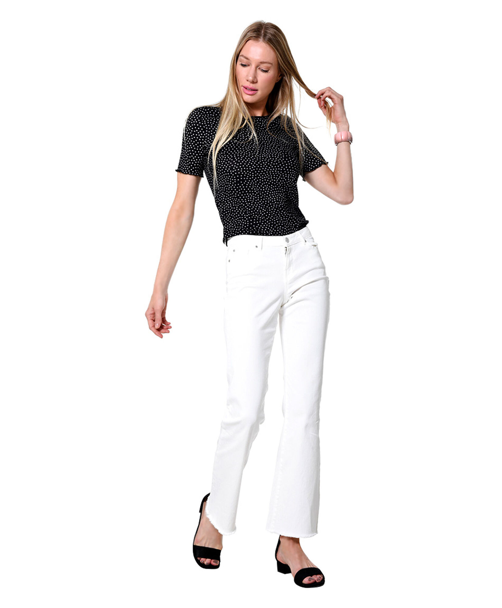 Jeans flare color Jeans flare color